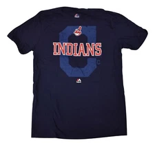 Majestic MLB Youth Boys Cleveland Indians Baseball Shirt NWT XL(18)