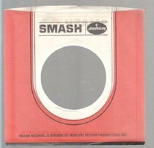 Company Sleeve 45 SMASH / MERCURY - Orange/White w/ Black Lettering 1968-1970