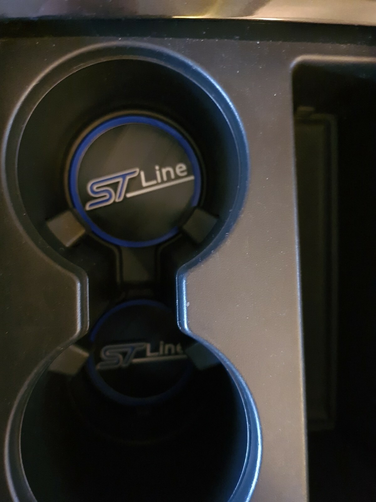 cup holder inserts x2 spirit blue for ford kuga mk2 MK 2 stline St line