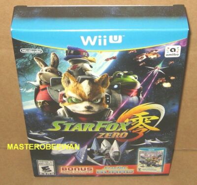 Star Fox Zero + Star Fox Guard Bonus Game (Nintendo Wii U, 2016) New Sealed