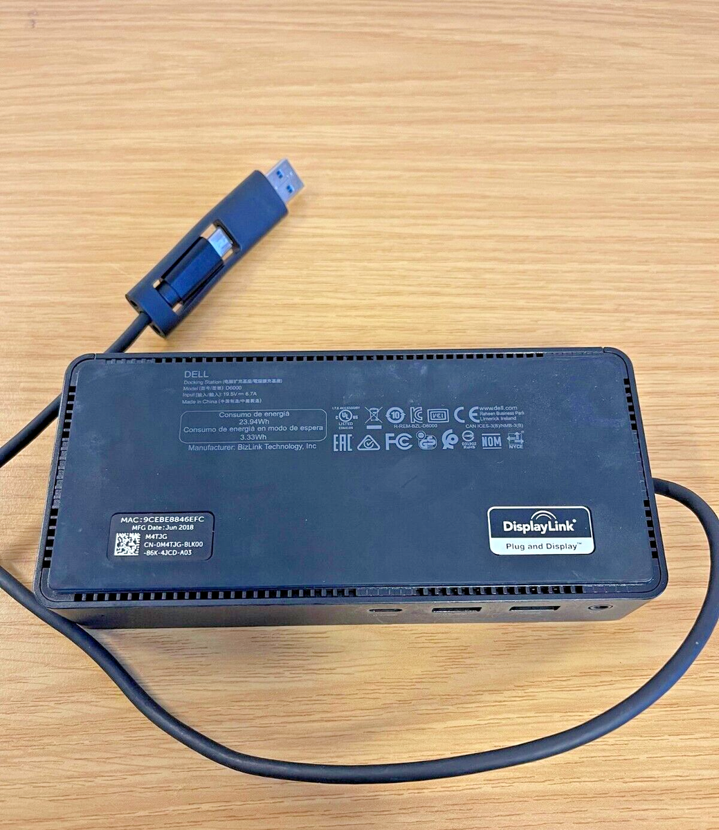 DELL Universal Dock D6000 Dell D6000 Docking Station | docks4u