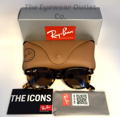 Model Display Ray-Ban Wayfarer Tortoise Brown RB2140 50 54 Ray-Ban RB2140 Wayfarer Brown , Tortoise main image 4