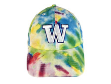 WASHINGTON HUSKIES UW Football Colorful COLLEGE TIE-DYE BASEBALL HAT Kid Fan Cap