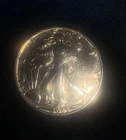1943 walking liberty silver half dollar 24k gold overlay