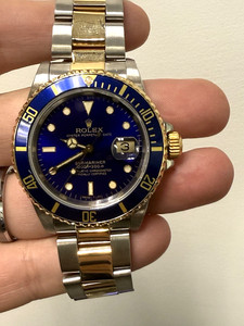 Rolex Submariner 16613 Blue | eBay
