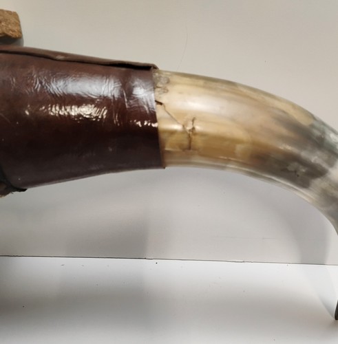 Vintage dekorativ montiert Cow Boy Stier Hörner Wandbehang Western Dekor Kunst 30" - Bild 6 von 11