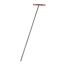 BULLY TOOLS 99204 Steel Soil Probe, 53", T-Style Handle