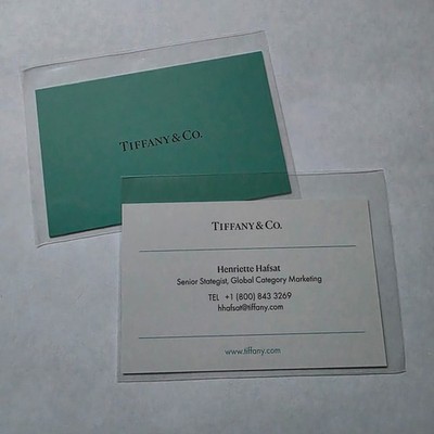 2020 MSCHF Boosted Packs Karten Mariah Carey. TIFFANY & CO MITARBEITER VISITENKARTE