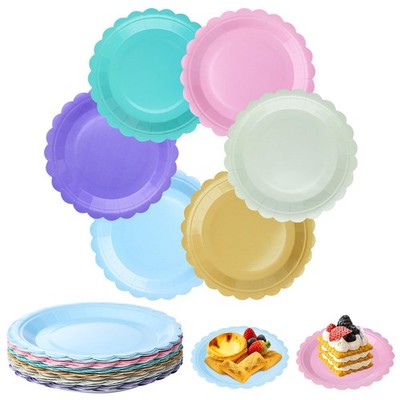 Farbenfrohe Pappteller 60 Stck fr Kindergeburtstage, Partys und Feiertage Mit...