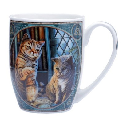 Lisa Parker Purrlock Holmes Katze Porzellan Becher Tasse Tassen Katzen Weihnachten Kaffee Tee Becher