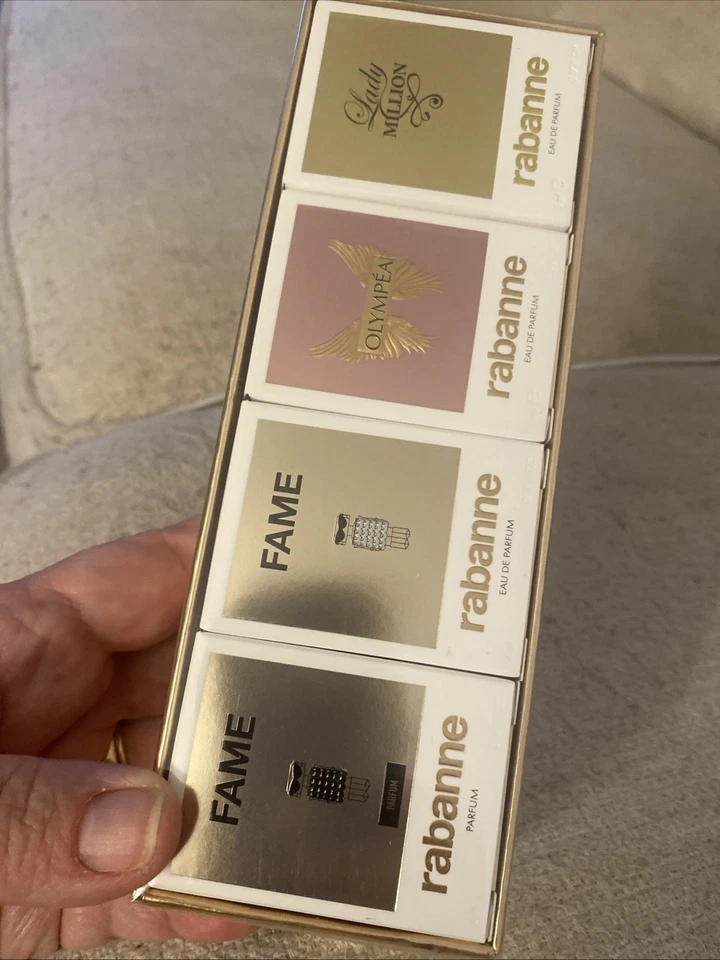 Paco Rabanne Nuevo en Caja Damas 4 Piezas Mini Set Regalo Fragancias 3349668630813 Sellado Foto 3 de 4