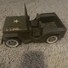 Vintage Tonka Army Jeep GR-2-2431 Pressed Steel Military Vehicle