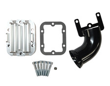 Billet Aluminum Manual Transmission PTO Cooler Cover ZF6 G56 NV3500 NV4500 NV560