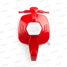 Magazi scooter suction cup hook red with white button