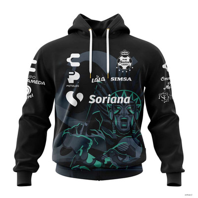 LIGA MX Club Santos Laguna Personalized 2024-2025 Third Kits Hoodie S -5XL 
