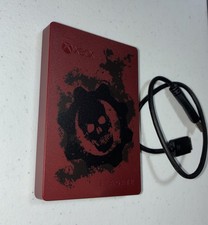 Rare Seagate Game Drive Xbox Gears of War 4 Special Edition 2TB + Cable-untested