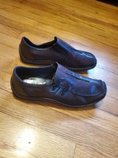 Rieker Antistress Casual Slip On Leather Shoes Women's Comfort Preppy size39-8.5