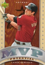 2007 Upper Deck Series 2 Baseball Lance Berkman MVP Potential No. MVP24 Astros
