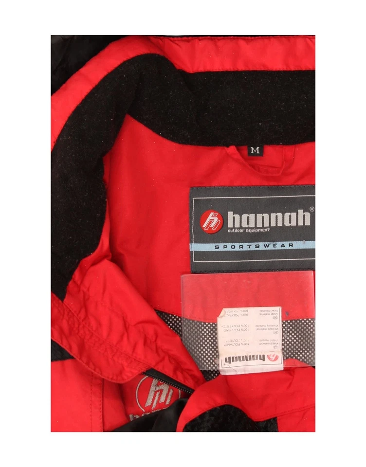 Chaqueta de esquí con capucha HANNAH para hombre mediana roja bloque de color poliamida QG03 Foto 3 de 3