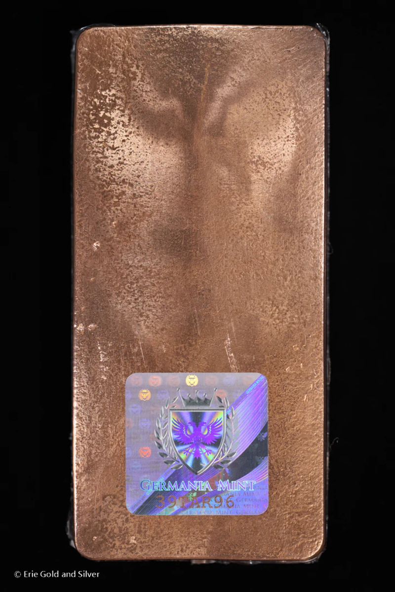Germania Mint 1 Kilo 999.9 Fine Copper Cast Bar | 1000 Grams | eBay