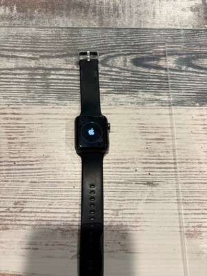 Apple Watch Series 3 + GPS 38mm Space Gray Aluminum Case with Black Sport Band
