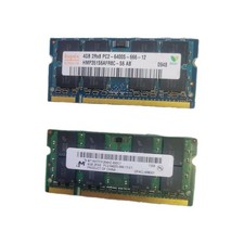 HYNIX 4GB 2x2GB 2Rx8 PC2-6400S-666-12 HYMP125S64CP8-S6 Memory Ram Kit Laptop