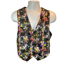 Vintage 1994 Looney Tunes Lightweight Polyester Vest SZ S