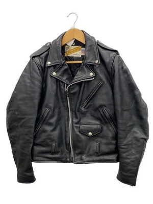 Schott Double Riders Chaqueta 36 Cuero Negro 618 4035 - Imagen 1 de 4