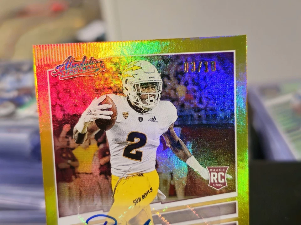 2020 Panini Chronicles Absolute Draft Picks Gold #7 Brandon Aiyuk RC #03/10 🔥 - Image 2 of 4