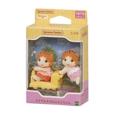 Sylvanian Families Calico Critter Maple Cat Twins