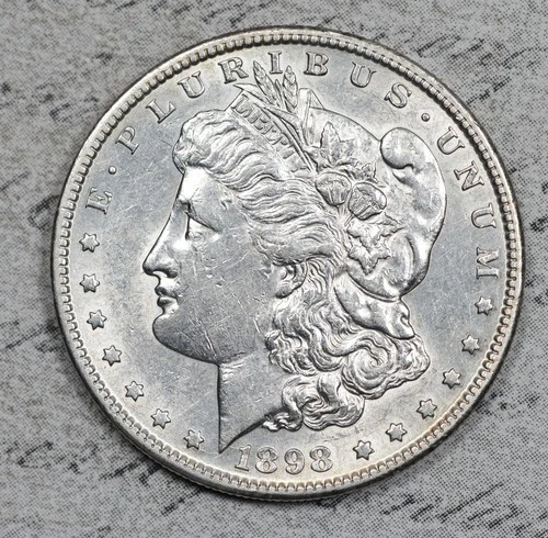 1898-S Morgan Dollar AU Almost Uncirculated #3FMP