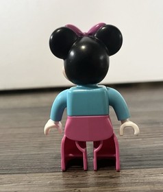 Lego Duplo Disney Minnie Mouse Minifigure Aviator Jacket Pink Legs Scarf 10830