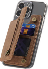 Wallet Stick on Phone Case, Credit Card Holder for Back of Phone Cases Retro Fli