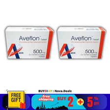 2 X Aveflon 500mg 30's Treatment of Hemorrhoids  Piles