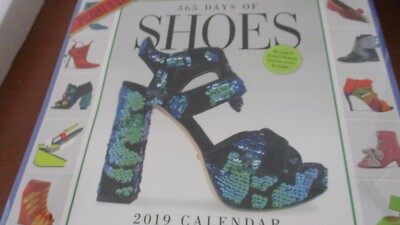 365 DAYS OF SHOES Picture a Day CALENDAR 2019~New Sealed