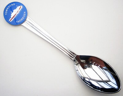 SV551) Vintage Townsend Kreuzfahrtschiff Thoresen Souvenir Sammler Löffel