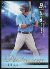 Brendan McKay 2018 Bowman Platinum Platinum Presence Purple/250 #PP-13 Rays