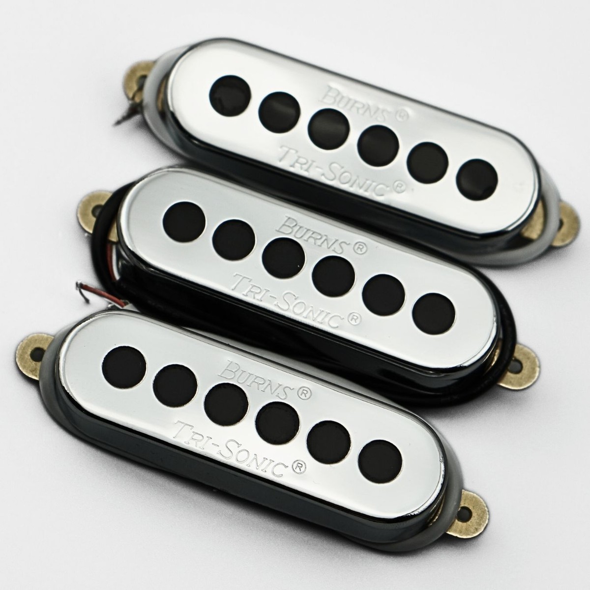 1 Set Original Genuine Burns Tri-sonic Single Alnico Pickups For