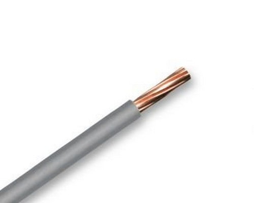 Fil De Terre Isolé Vert/jaune 4mm² - Monocœur, Cuivre, Norme LSZH 6491B