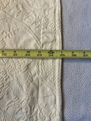 Vintage Columbine Cody Matelasse Shams, 2 King, Pale Yellow, Cotton, 20x36" - Picture 8 of 8