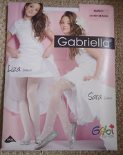 RIESE festliche Feinstrumpfhose 140 146 Strumpfhose weiß festlich SARA