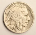 Nicer Low Mintage 1920  P Buffalo Head Nickel As pictured