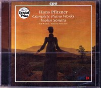 Pfitzner: Violin Sonata KlavierstüKe Sechs Studien Ulf Wallin Roland PÖNtinen Cd