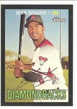 2016 TOPPS HERITAGE JEAN SEGURA BLACK BORDER BASEBALL CARD   #628