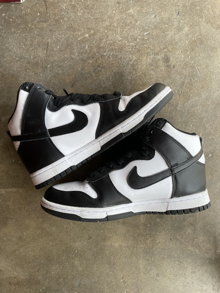 Women's Nike Dunk High Black White Panda Size 10 US W DD1869