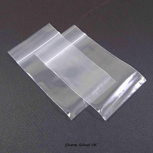 200 RESEALABLE PLASTIC CLEAR GRIP SEAL 
