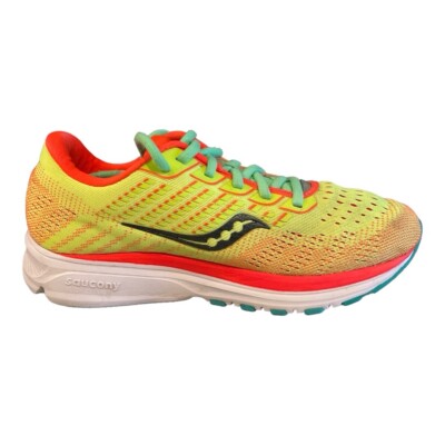 Saucony Ride 13 Women's Size Running Shoe Yellow Great