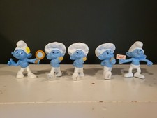 SMURFS FIGURES McDonalds Happy Meal Toys 2013 Peyo - lot of 5