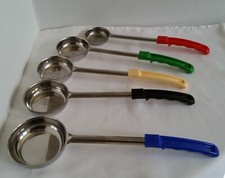 Portion Control Serving Spoons, Serving Utensils, Set of 5 Measuring 2 4 6 8 Oz
