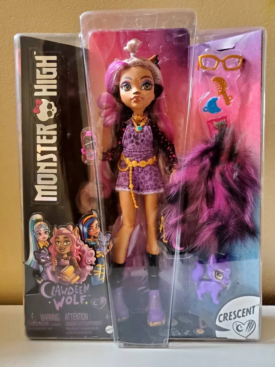 2022 Mattel Monster High Clawdeen Wolf G3 Doll New In Box Ready to Ship